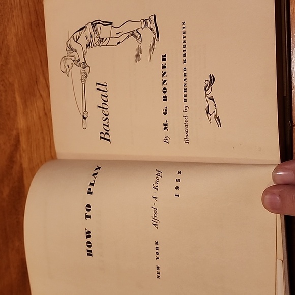Vintage 1955 How To Play Baseball, M.G. Bonner - Picture 6 of 10